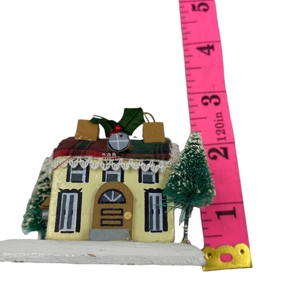 Vintage Christmas 🎄Ornament Miniature Wood House by Kurt Adler
